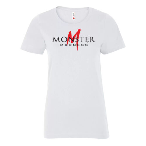 Ladies - Monster Tee - White/Red Thumbnail