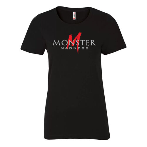 Ladies - Monster Tee - Black/Red Thumbnail