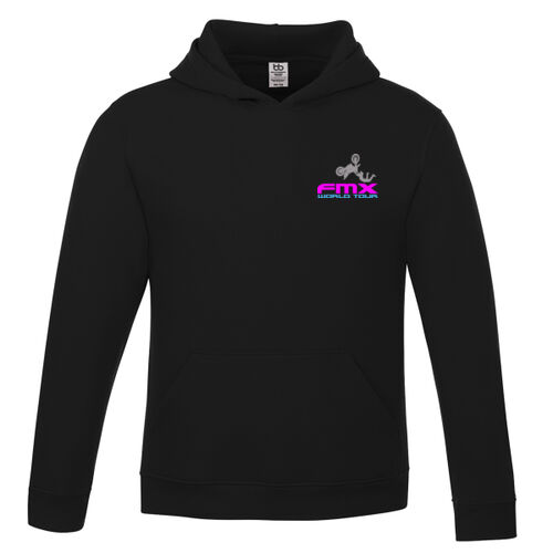Youth - FMX - Hoodie - Black/Pink Thumbnail