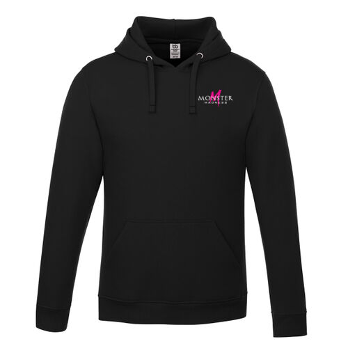 Ladies - Monster Hoodie - Black/Pink Thumbnail