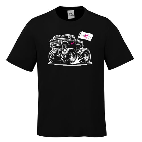 Youth - Monster Truck - Pink Flag - Tee Thumbnail